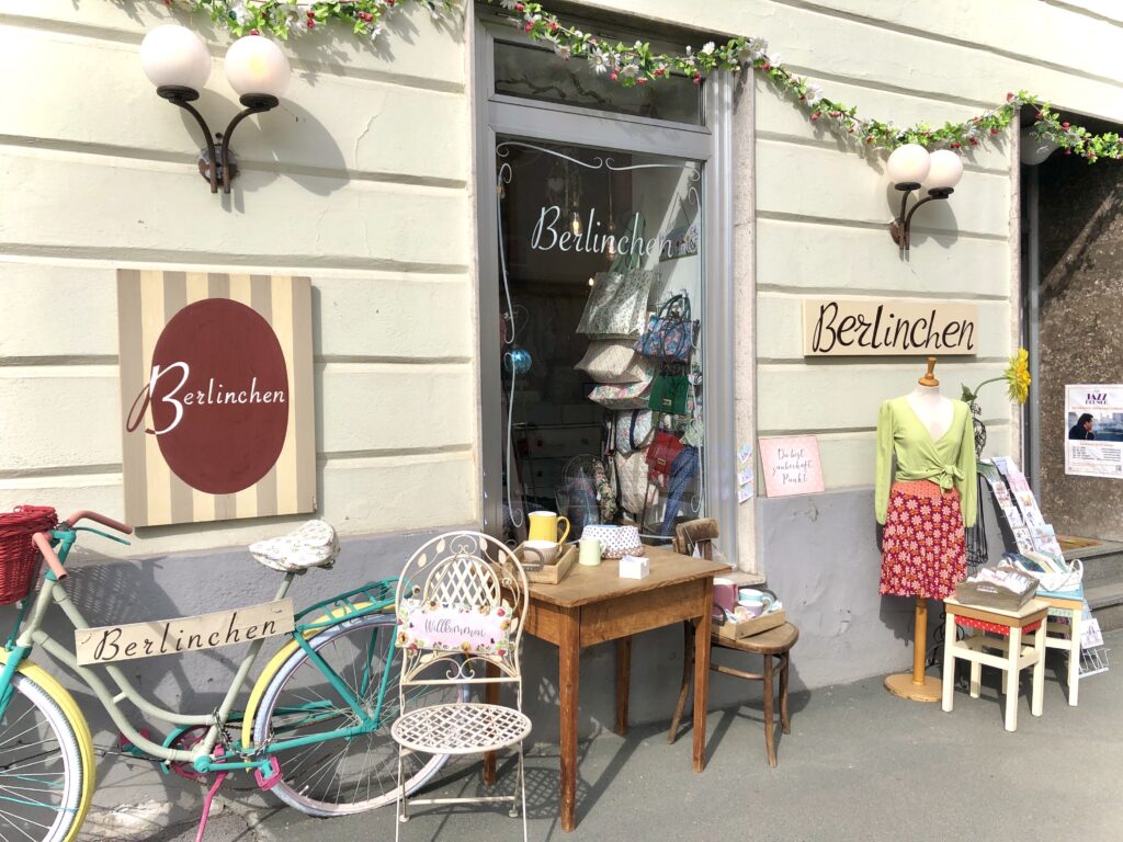 Berlinchen, der Laden am Karmeliterplatz in Graz